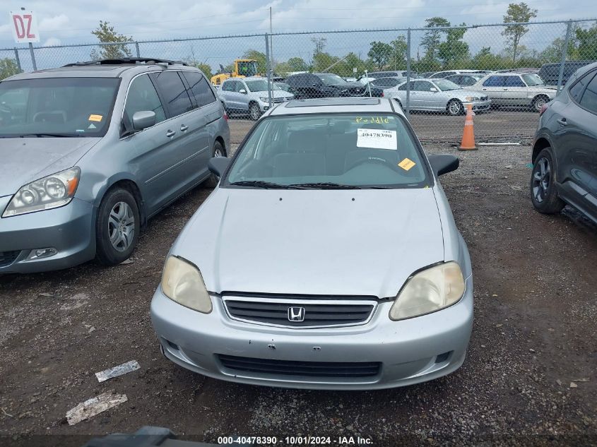 1999 Honda Civic Value Package VIN: 2HGEJ6615XH527691 Lot: 40478390