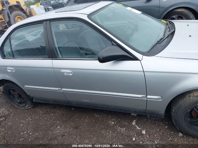 1999 Honda Civic Value Package VIN: 2HGEJ6615XH527691 Lot: 40478390