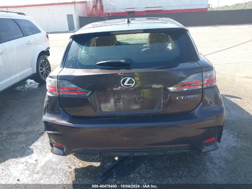 2015 Lexus Ct 200H VIN: JTHKD5BH2F2214187 Lot: 40478400