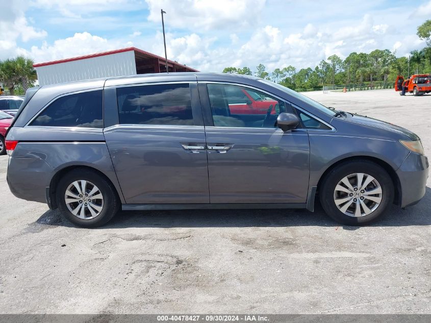 2016 Honda Odyssey Ex-L VIN: 5FNRL5H61GB063592 Lot: 40478427