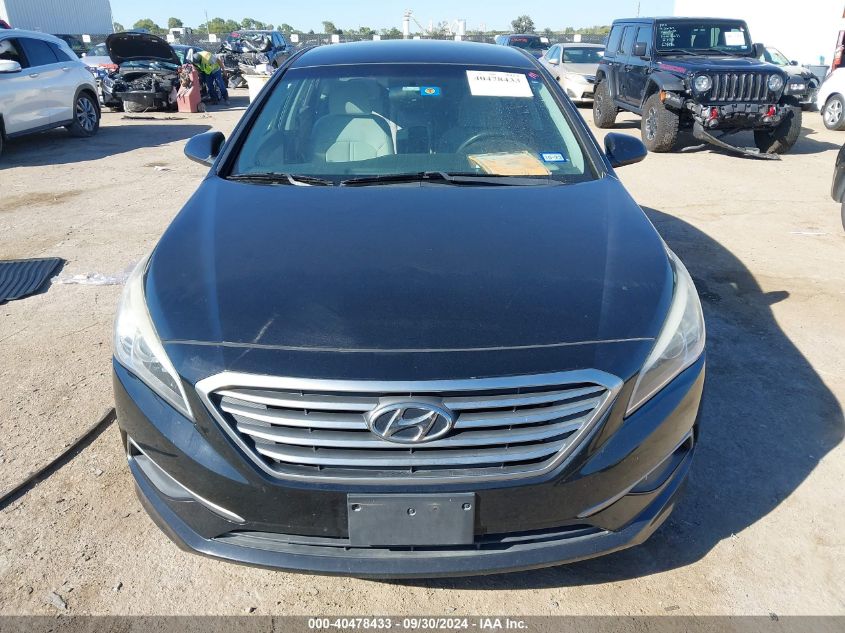 2016 Hyundai Sonata Se VIN: 5NPE24AFXGH406391 Lot: 40478433