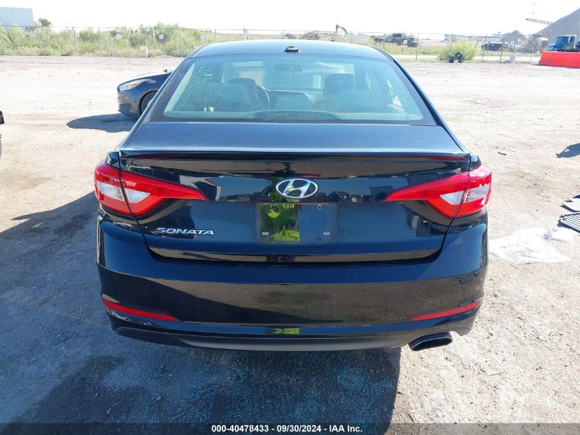 2016 Hyundai Sonata Se VIN: 5NPE24AFXGH406391 Lot: 40478433