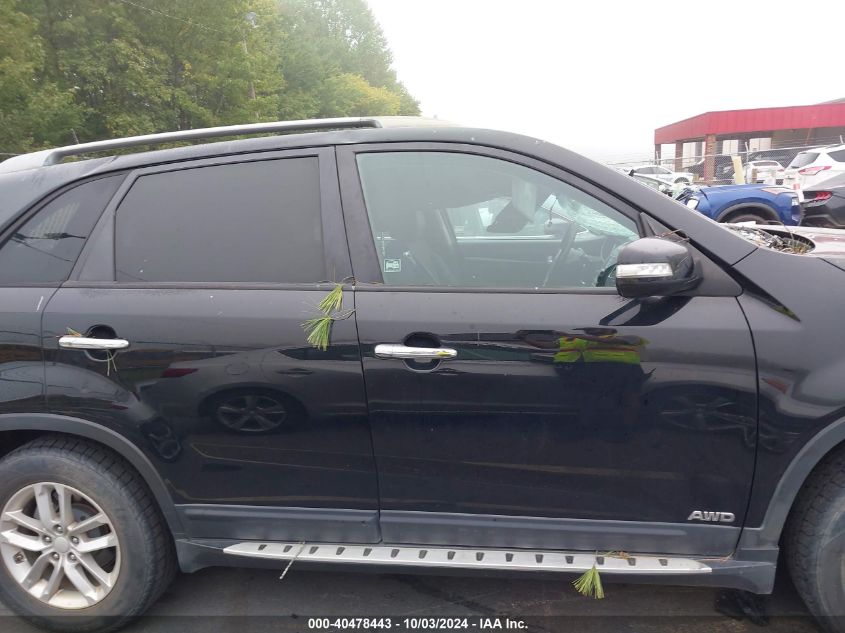 5XYKTDA6XFG614745 2015 Kia Sorento Lx