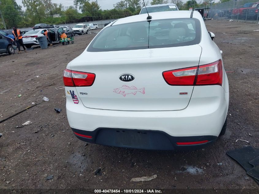 2015 Kia Rio Lx VIN: KNADM4A37F6491238 Lot: 40478454