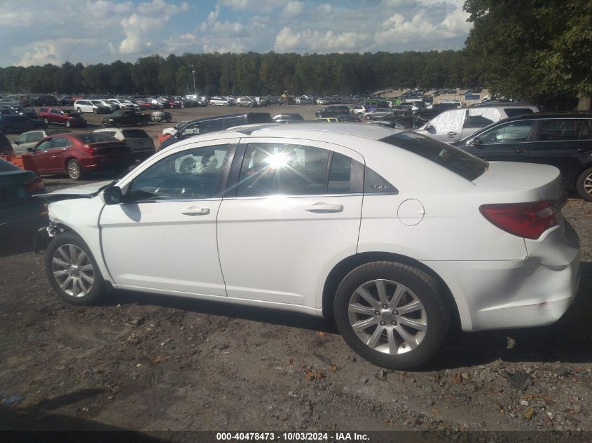 2012 Chrysler 200 Touring VIN: 1C3CCBBBXCN114100 Lot: 40478473