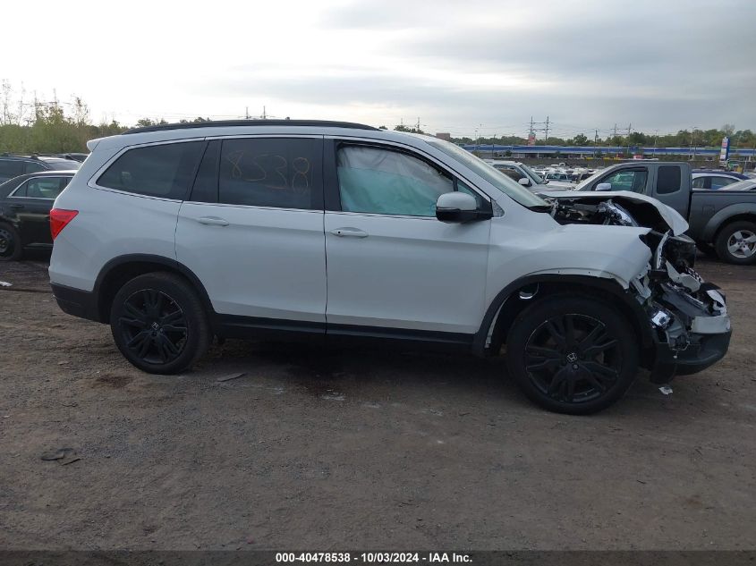 2022 Honda Pilot Awd Special Edition VIN: 5FNYF6H26NB082058 Lot: 40478538