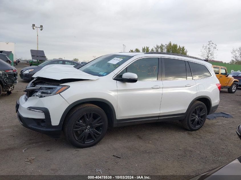 2022 Honda Pilot Awd Special Edition VIN: 5FNYF6H26NB082058 Lot: 40478538