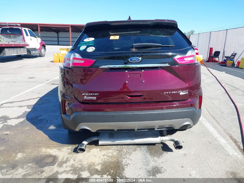 2020 Ford Edge Titanium VIN: 2FMPK4K94LBA59367 Lot: 40478580