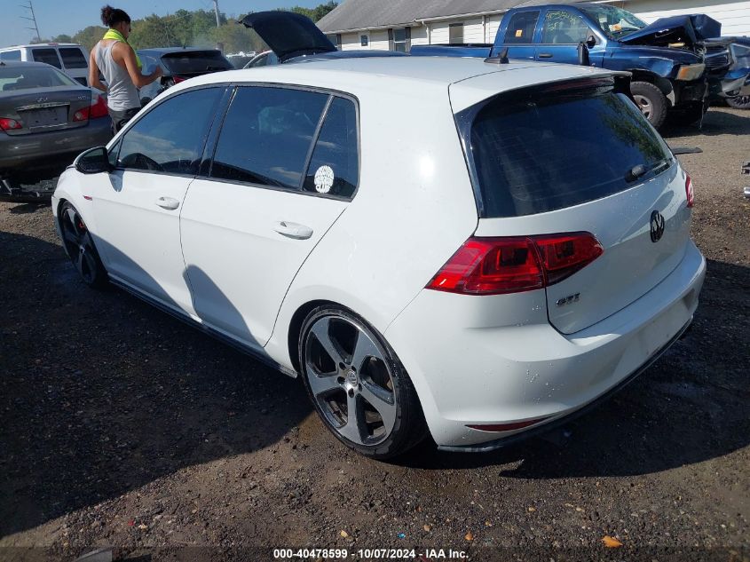 VIN 3VW4T7AU7FM020543 2015 VOLKSWAGEN GOLF GTI no.3