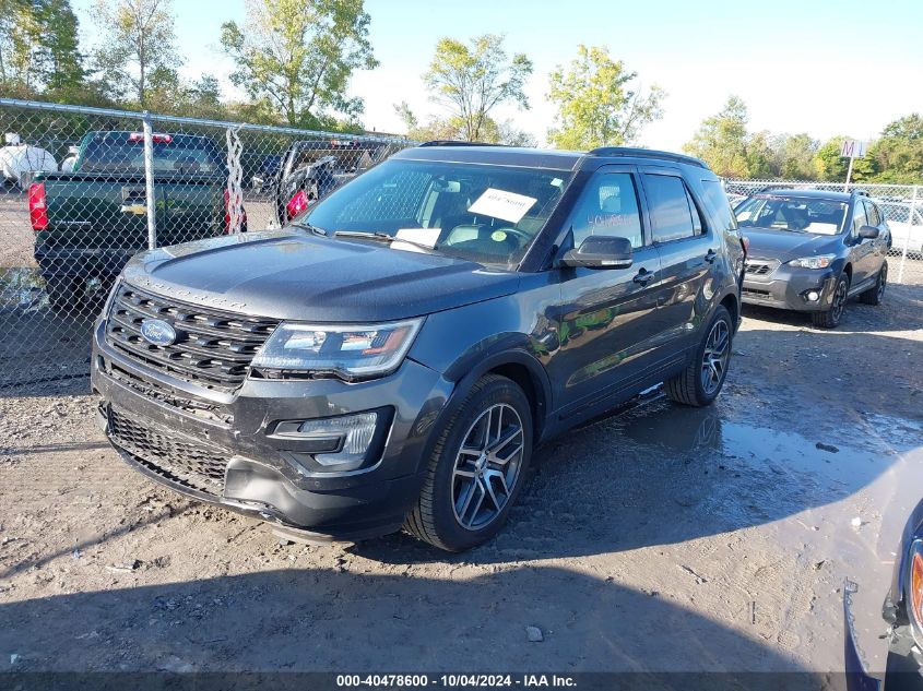 1FM5K8GT2HGC67878 2017 FORD EXPLORER - Image 2