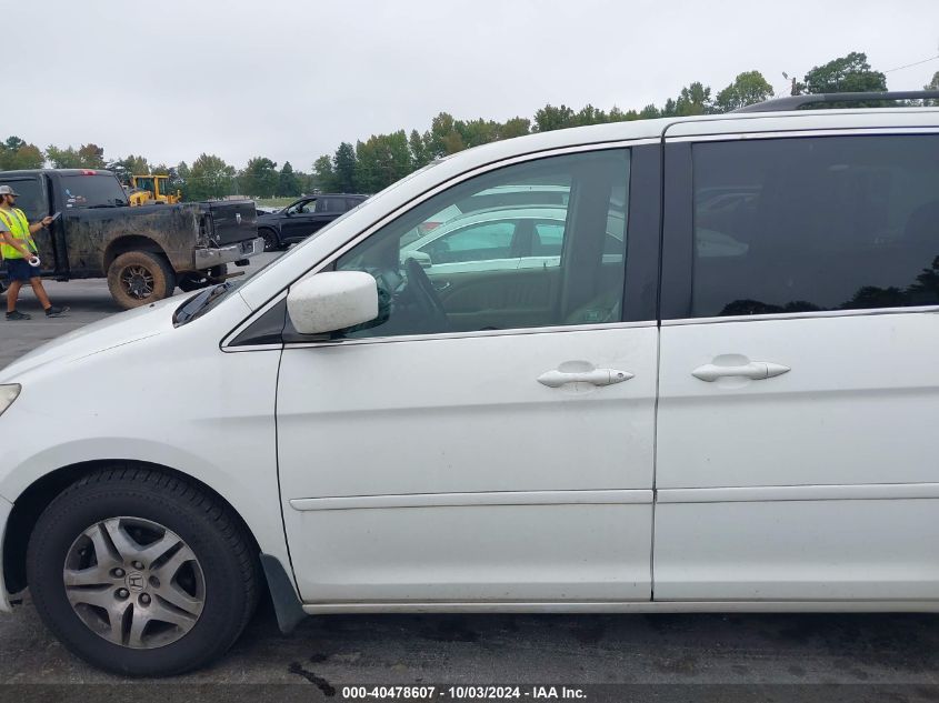 2007 Honda Odyssey Ex-L VIN: 5FNRL38707B416238 Lot: 40478607