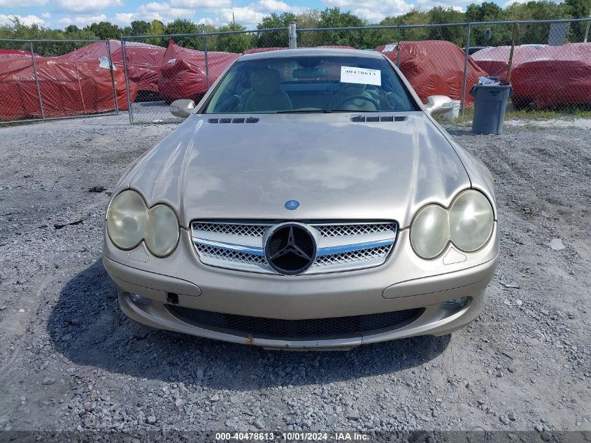 WDBSK75F23F016645 2003 Mercedes-Benz Sl 500