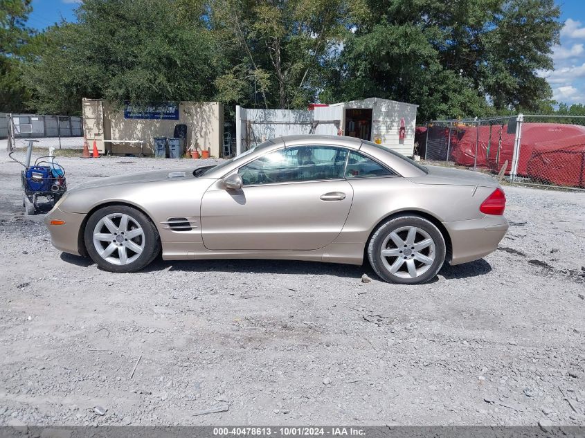 WDBSK75F23F016645 2003 Mercedes-Benz Sl 500