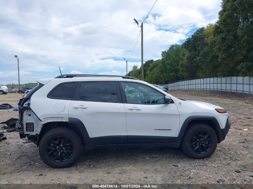 2018 Jeep Cherokee Trailhawk 4X4 VIN: 1C4PJMBX8JD513777 Lot: 40478614