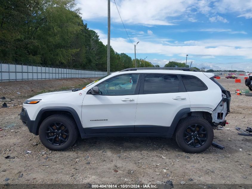 2018 Jeep Cherokee Trailhawk 4X4 VIN: 1C4PJMBX8JD513777 Lot: 40478614