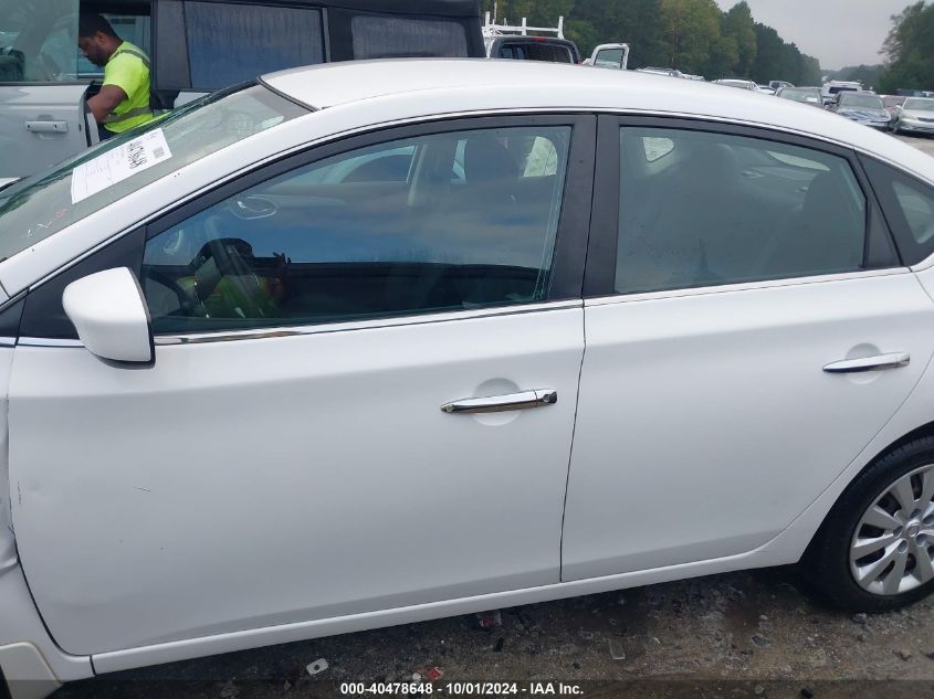 2013 Nissan Sentra S/Sv/Sr/Sl VIN: 3N1AB7AP4DL794693 Lot: 40478648