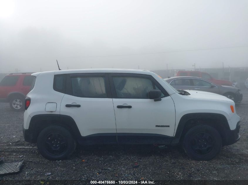 ZACCJBAB0JPH66991 2018 Jeep Renegade Sport 4X4