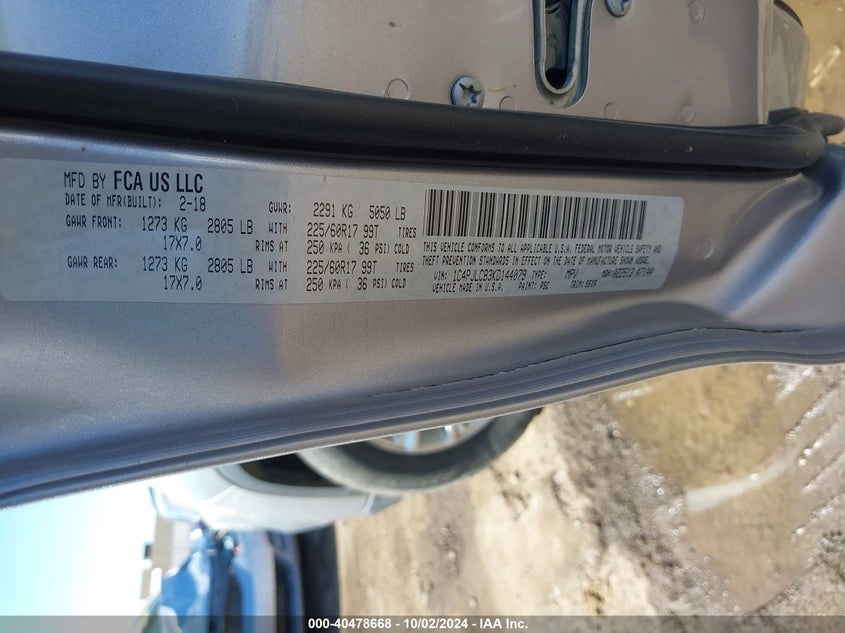 1C4PJLCB3KD144079 2019 Jeep Cherokee Latitude Fwd