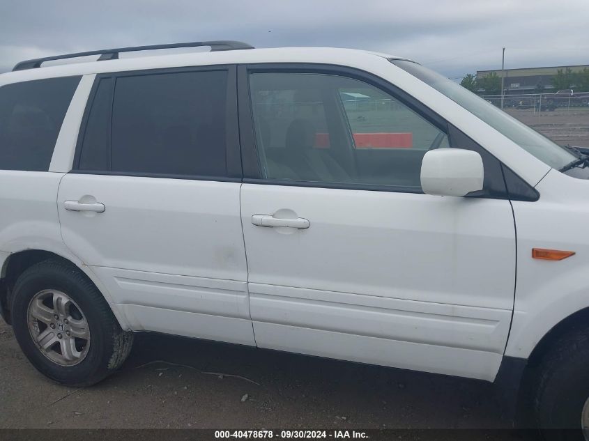 2008 Honda Pilot Vp VIN: 5FNYF182X8B036921 Lot: 40478678