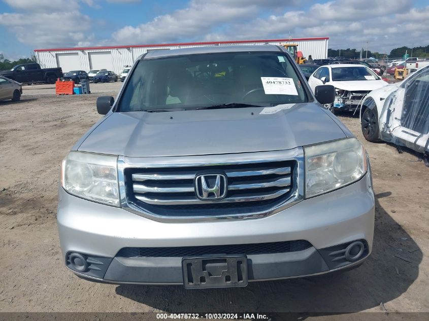 5FNYF3H27FB033287 2015 Honda Pilot Lx