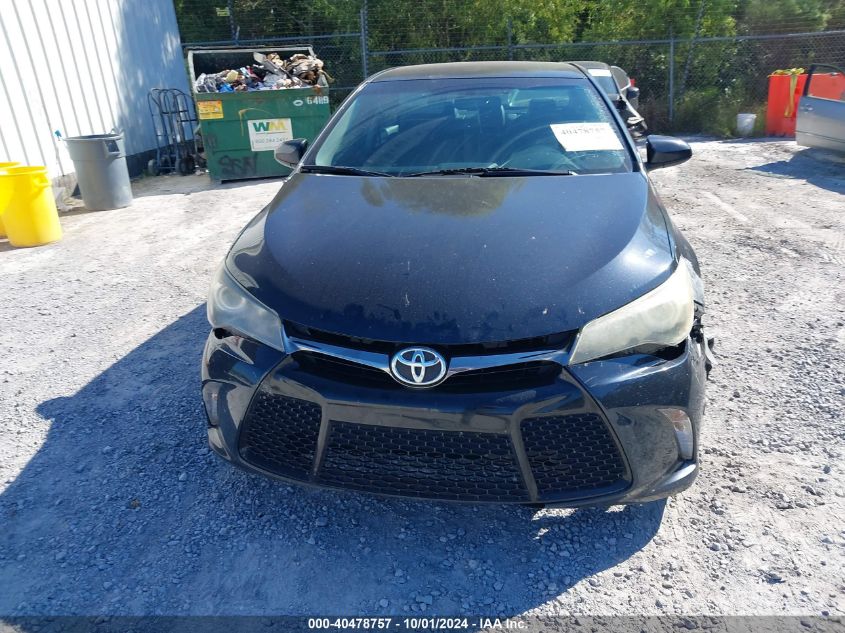 2015 Toyota Camry Se VIN: 4T1BF1FK0FU075459 Lot: 40478757