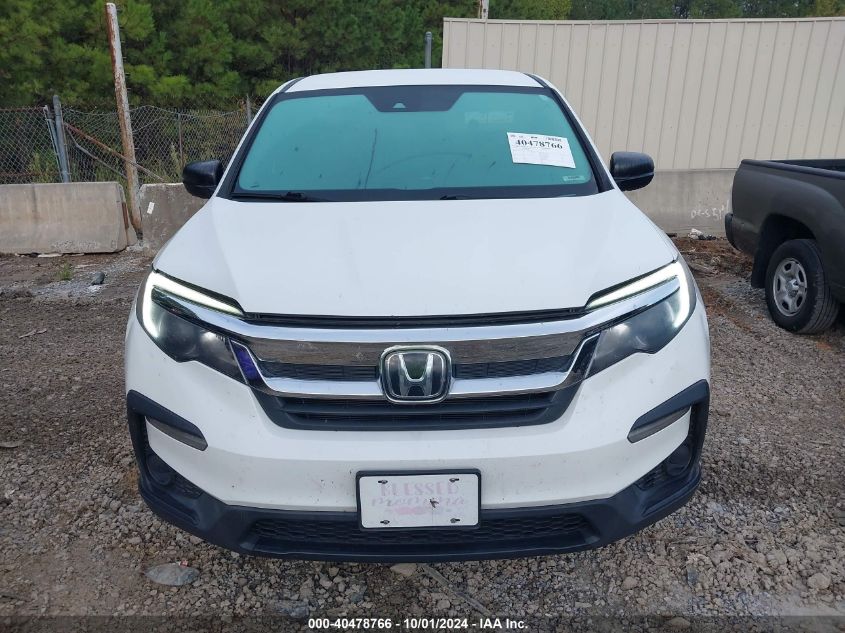 2020 Honda Pilot 2Wd Lx VIN: 5FNYF5H15LB022660 Lot: 40478766