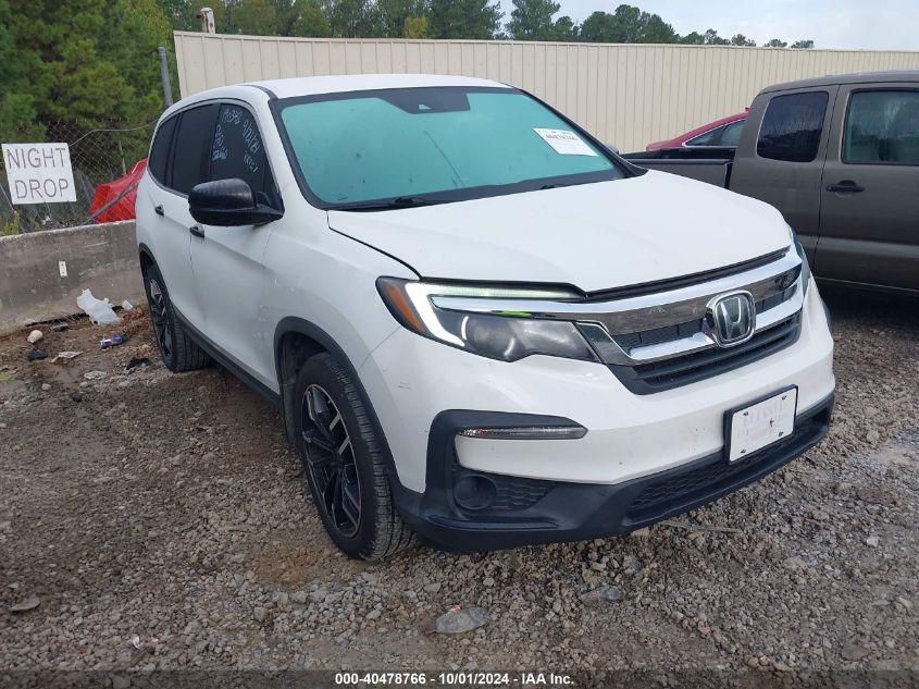 2020 Honda Pilot 2Wd Lx VIN: 5FNYF5H15LB022660 Lot: 40478766