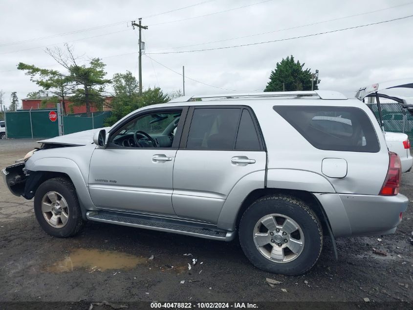 2003 Toyota 4Runner Limited V8 VIN: JTEBT17R238000268 Lot: 40478822