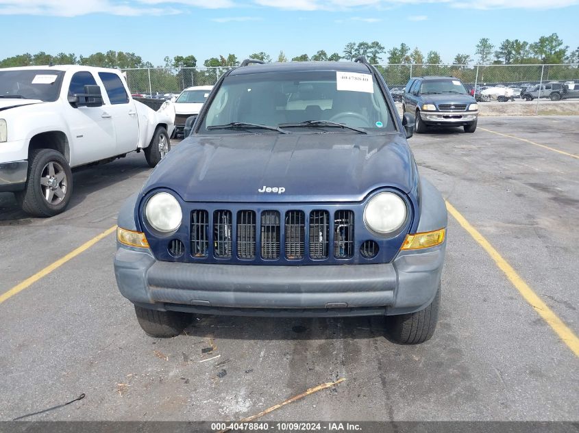 1J4GK48K67W648689 2007 Jeep Liberty Sport