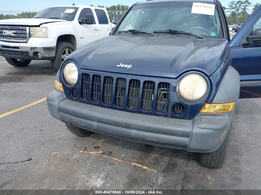 1J4GK48K67W648689 2007 Jeep Liberty Sport