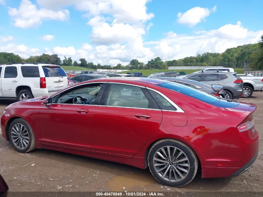 2018 Lincoln Mkz Premiere VIN: 3LN6L5A99JR619947 Lot: 40478849