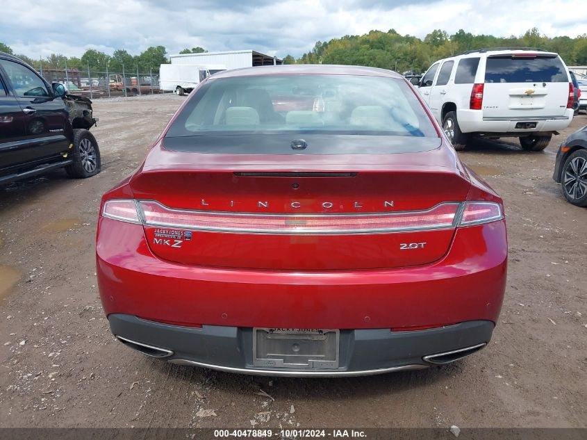 2018 Lincoln Mkz Premiere VIN: 3LN6L5A99JR619947 Lot: 40478849