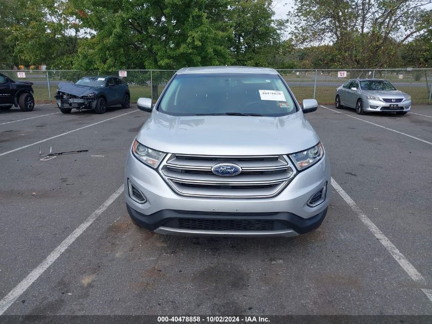 2017 Ford Edge Sel VIN: 2FMPK4J99HBC22488 Lot: 40478858