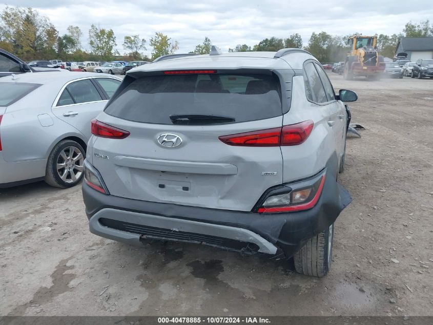 2022 Hyundai Kona Sel VIN: KM8K3CAB5NU902852 Lot: 40478885