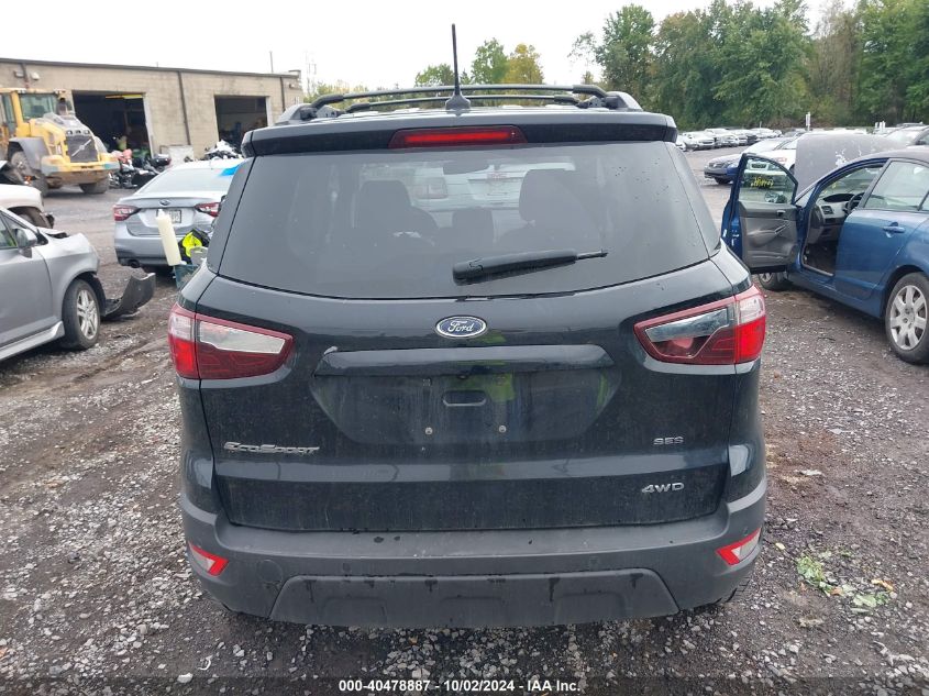 2018 Ford Ecosport Ses VIN: MAJ6P1CL3JC171915 Lot: 40478887