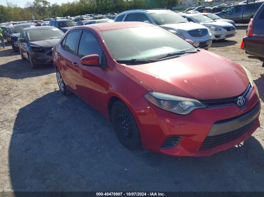 2015 TOYOTA COROLLA LE - 2T1BURHE7FC265868