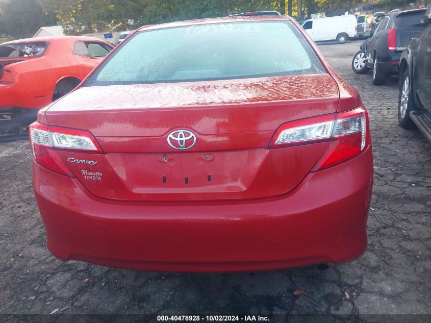 2012 Toyota Camry L VIN: 4T1BF1FK6CU533114 Lot: 40478928