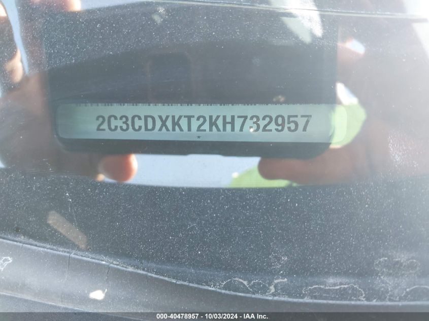 2C3CDXKT2KH732957 2019 Dodge Charger Police Awd