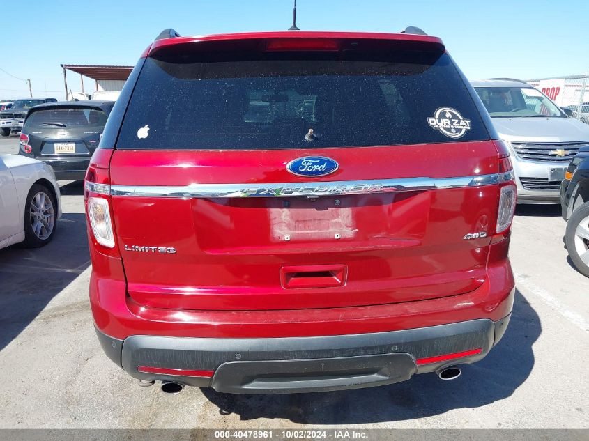 1FM5K8F8XDGA26299 2013 Ford Explorer Limited