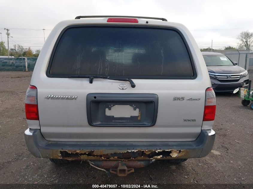 1999 Toyota 4Runner Sr5 V6 VIN: JT3HN86R9X0202553 Lot: 40479057