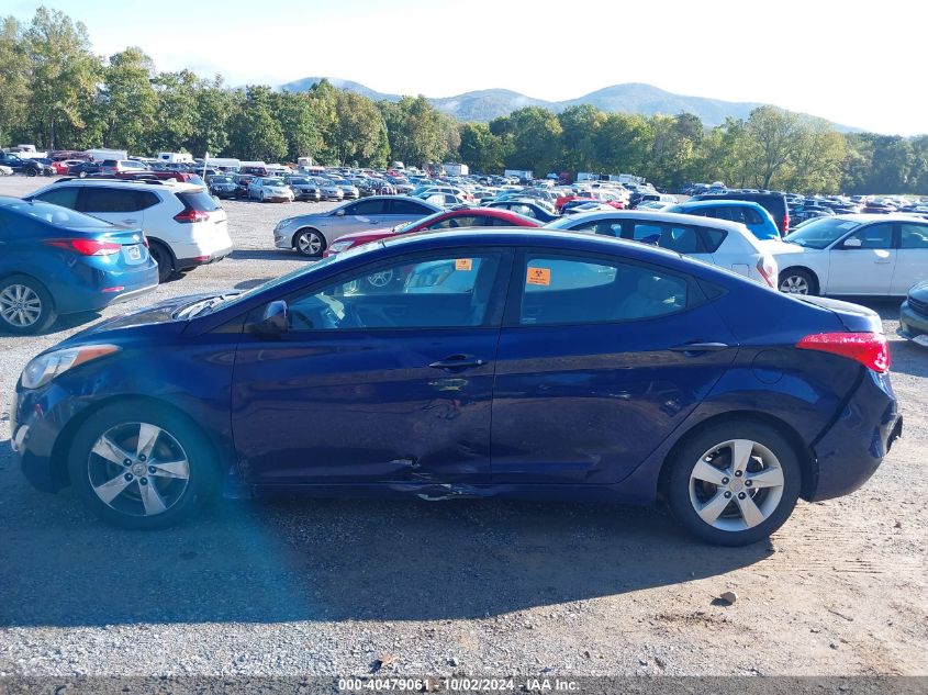 2013 Hyundai Elantra Gls VIN: 5NPDH4AE7DH325913 Lot: 40479061