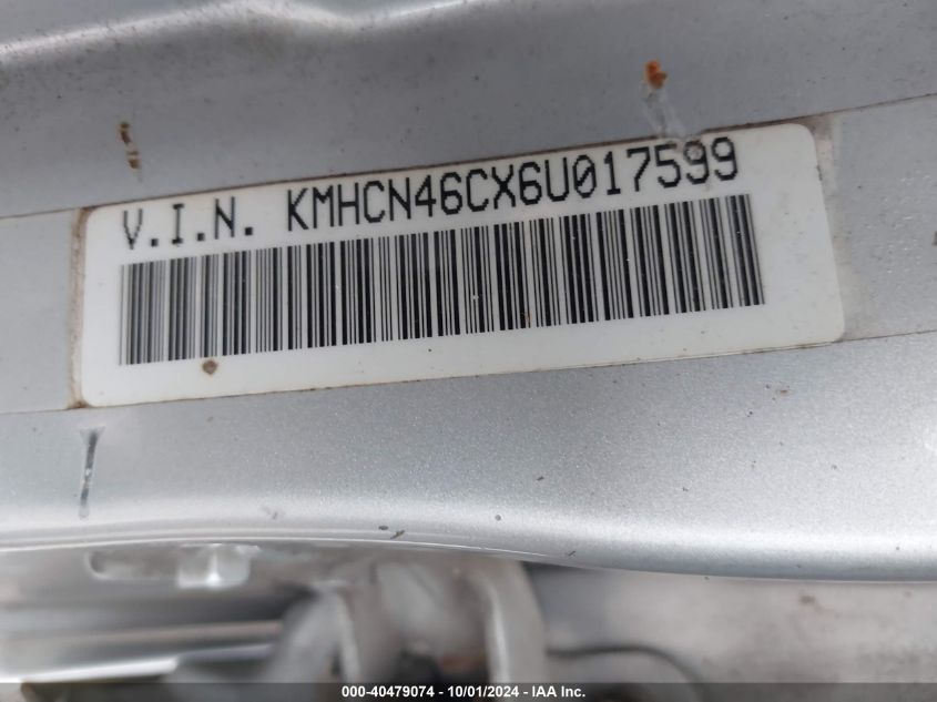 KMHCN46CX6U017599 2006 Hyundai Accent Gls