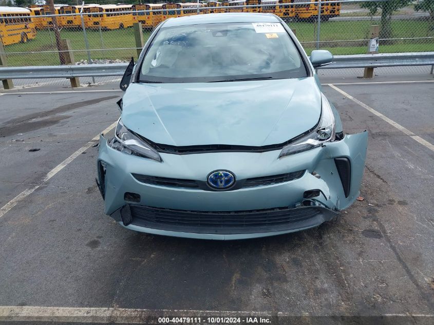 2019 Toyota Prius VIN: JTDKARFU6K3084198 Lot: 40479111