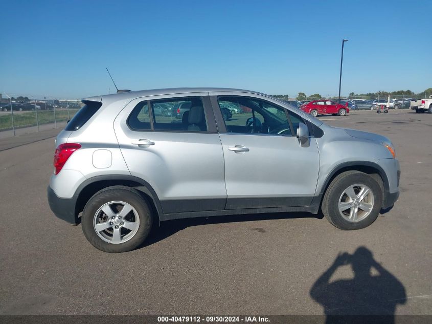 2016 Chevrolet Trax 1Ls VIN: KL7CJNSB4GB623431 Lot: 40479112