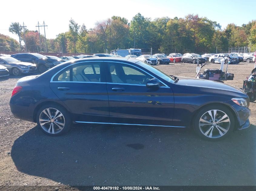 2015 Mercedes-Benz C 300 4Matic/Luxury 4Matic/Sport 4Matic VIN: 55SWF4KB2FU062474 Lot: 40479192