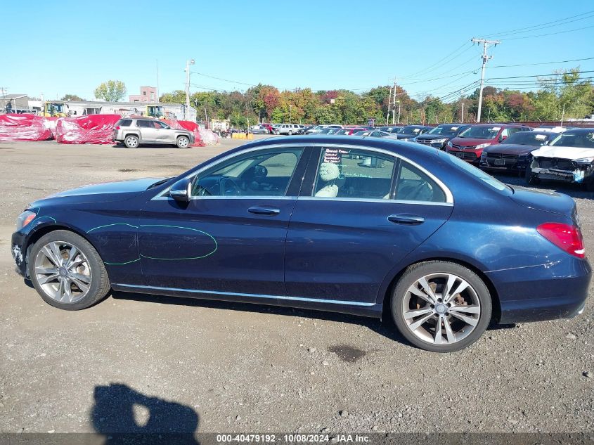 2015 Mercedes-Benz C 300 4Matic/Luxury 4Matic/Sport 4Matic VIN: 55SWF4KB2FU062474 Lot: 40479192