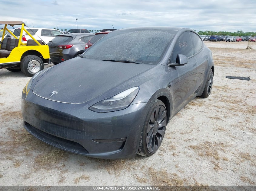VIN 7SAYGDEFXPF586143 2023 TESLA MODEL Y