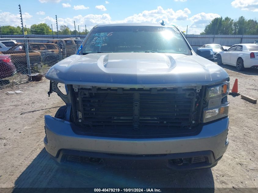 2021 Chevrolet Silverado 1500 4Wd Short Bed Custom VIN: 1GCPYBEKXMZ396548 Lot: 40479219