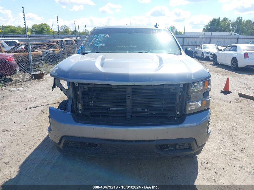 2021 Chevrolet Silverado 1500 4Wd Short Bed Custom VIN: 1GCPYBEKXMZ396548 Lot: 40479219