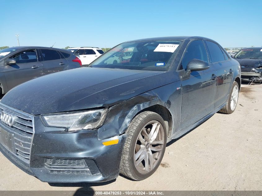 2017 Audi A4 Season Of Audi Ultra Premium VIN: WAUKMAF41HN056456 Lot: 40479253